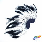 Stripped Hackle Half Pinwheel Feather Pads