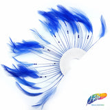Stripped Hackle Half Pinwheel Feather Pads