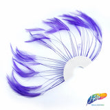 Stripped Hackle Half Pinwheel Feather Pads