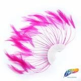 Stripped Hackle Half Pinwheel Feather Pads