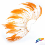 Stripped Hackle Half Pinwheel Feather Pads