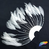 Stripped Hackle Half Pinwheel Feather Pads