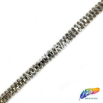 1/4" Square/Round Rhinestone Iron On Trim, IRT-062