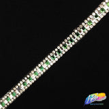 1/4" Square/Round Rhinestone Iron On Trim, IRT-062