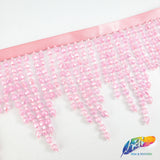 3 1/2" Wavy Color AB Beaded Fringe, FR-005-1