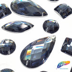 Blue Grey Resin Stones, DD03