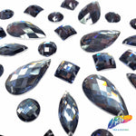 Blue Grey Resin Stones, DD03