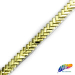 3/8" Herringbone Rhinestone Iron on Trim, IRT-063