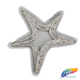 Star Rhinestone Indian Applique on Mesh, BA-022