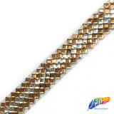 1/2" Multi-Diamond Rhinestone Iron on Trim, IRT-066