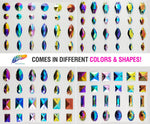 Metallic AB Resin Stones Color D