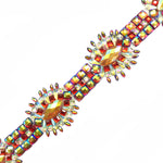 2 5/8" Floral Iron on Trim, IRT-076