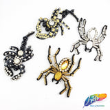 Scorpion Rhinestone Beaded Applique with Felt Backing, BA-032