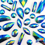 Royal Blue AB Resin Stones, DDAB07