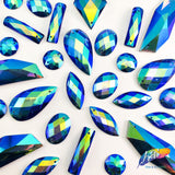 Royal Blue AB Resin Stones, DDAB07