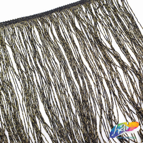 Metallic Chainette Fringe with Lurex