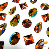 Metallic AB Resin Stones Color F