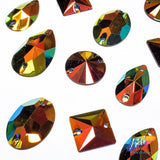 Metallic AB Resin Stones Color F