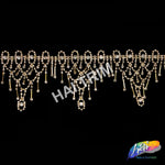 3 1/2" Wavy Crystal Rhinestone Fringe, RF-021
