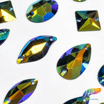 Metallic AB Resin Stones Color E