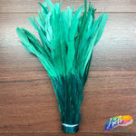 12-14" 2-tone Bleached Dyed Coque Fringe (1/2 Yard)