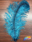 19-22" Striped Ostrich Plumes