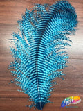 19-22" Striped Ostrich Plumes