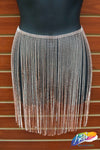 16" Rhinestone Cupchain Fringe (Sold By Piece - 36 inches), RF-040