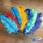 19-22" Striped Ostrich Plumes