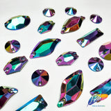 Metallic AB Resin Stones Color C