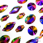 Metallic AB Resin Stones Color A
