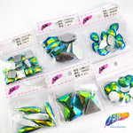 Green AB Resin Stones, DDAB08