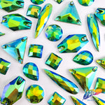 Green AB Resin Stones, DDAB08