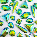 Green AB Resin Stones, DDAB08