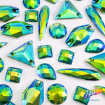 Green AB Resin Stones, DDAB08