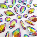 Fuchsia Red AB Resin Stones, DDAB04