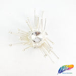 Spiky Beaded Rhinestone Applique, BA-059