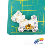 Dog Rhinestone Beaded Appliqué, BA-044