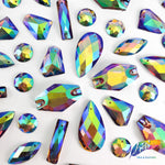 Light Amethyst AB Resin Stones, DDAB06