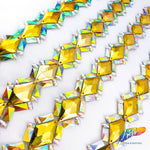 1 1/4" Diamond Resin Stone Iron On Trim, IRT-080