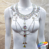 Crystal AB Rhinestone Necklace, XY168