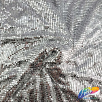 Metallic Chainmail Mesh Fabric