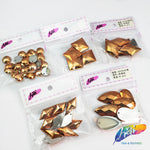 Metallic Rose Gold (Copper) Resin Stones