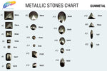 Gunmetal (Jet Hematite) Resin Stones