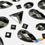 Gunmetal (Jet Hematite) Resin Stones