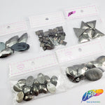 Gunmetal (Jet Hematite) Resin Stones