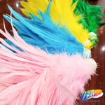 6-8" Rooster Schlappen Fringe (1/2 Yard)