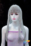 Long Rhinestone Chain Head Dress