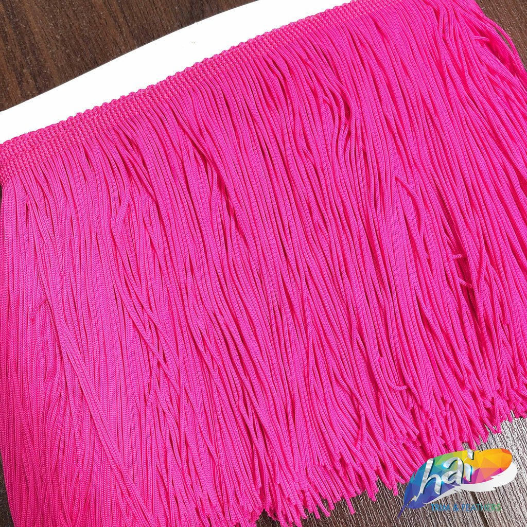 5 Yards Hot Pink Cotton Tassel Trim, Pink Trim, Pink Tassel Fringe,  Wholesale Trim, Pink Tassel Trim, Pink Chainette Fringe, Hot Pink Fringe 