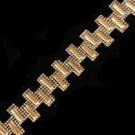 1” Ladder Style Rectangle Rhinestone Iron on Trim, IRT-120